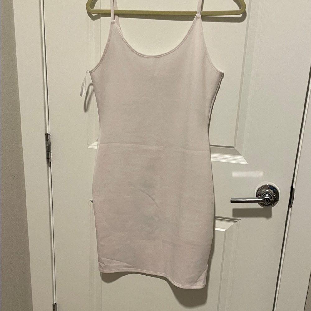 Elegant White Slip Dress